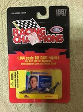 1997 Racing Champions BLAINE JOHNSON Travers NHRA Dragster 1/144 Scale Diecast