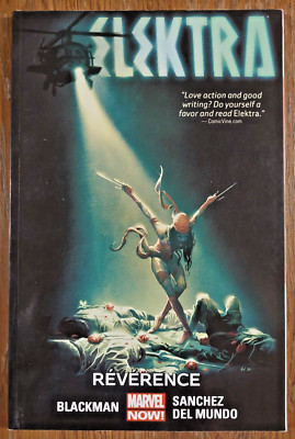 ELECTRA v2 Reverence; 136 pg Marvel Comics Graphic Novel; Mike Del Mundo! $18