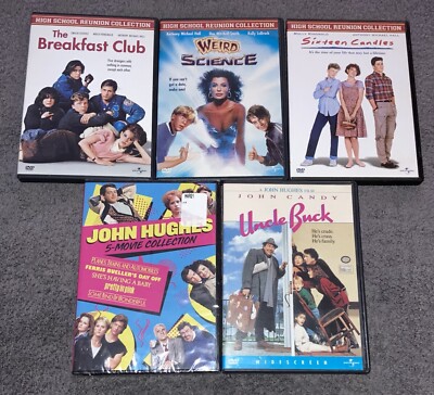 Uncle Buck/Breakfast Club/Weird Science/16 Candles/Planes Trains/Ferris DVD