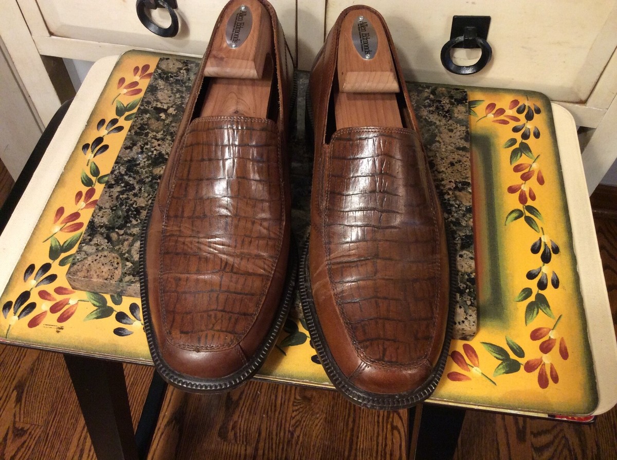 Stafford Mens Sz 8.5M 19963-Brown Genuine Leather Dress  display picture 2