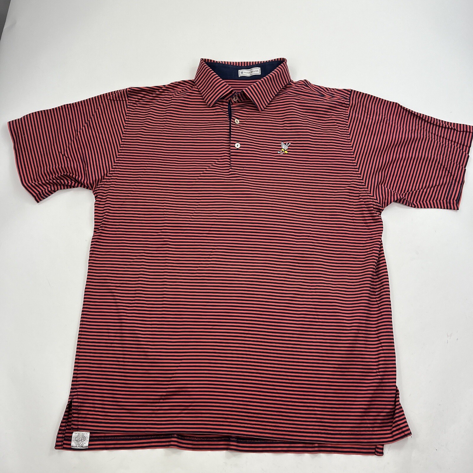 Peter Millar Winged Foot Golf Polo Shirt Short Sleeve… Gem