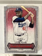 2012 Topps Five Star /80 Jackie Robinson /80 Dodgers HOF