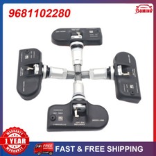 4PC Tire Pressure Sensor TPMS 433MHz 9659452180 For Citroen C4 C5 C6 C8 Aircross