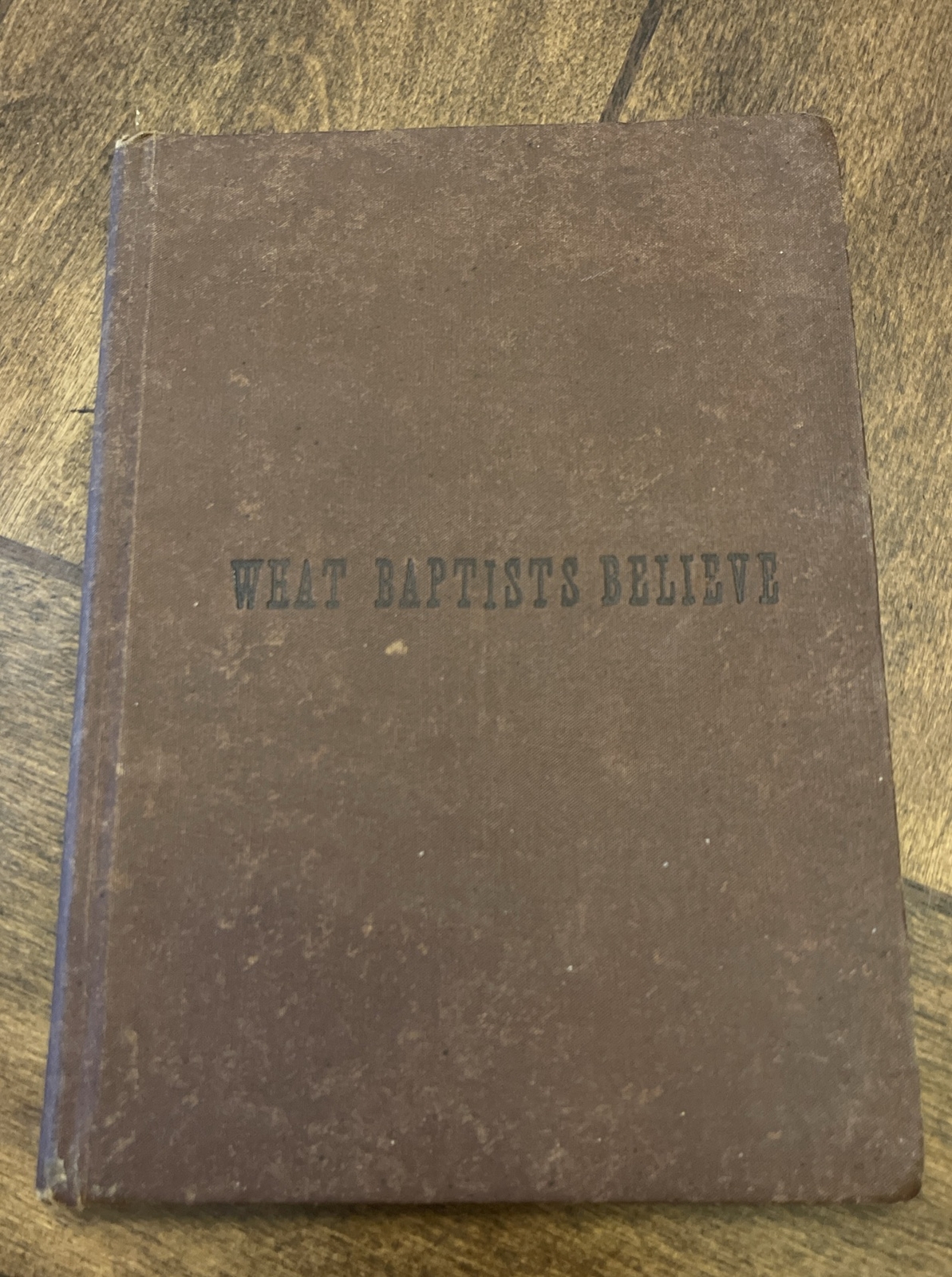 Antique What Baptists Believe 1888 Third Edition Rare Hardback JL Burrows