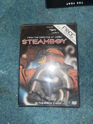 STEAMBOY - SNEAK PREVIEW DVD - Media Play Sam Goody Exclusive RARE SEALED