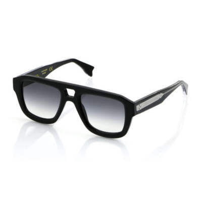 Monokol Sunglasses MK284 C1Y 52 21 145 Black Grey Gradient Lens 100% Auth