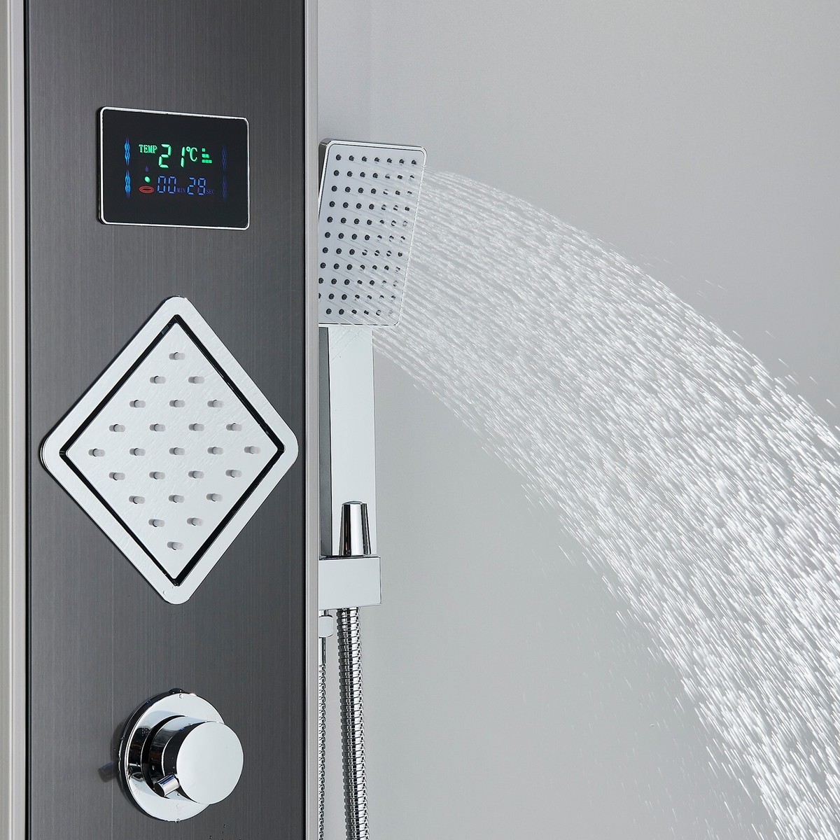 6in1 Duschpaneel LED Regendusche | Deutschland