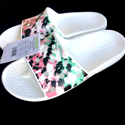 crocs tie dye mania slide