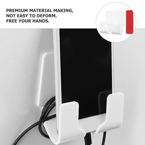 Mobile Phone Holder Hook Office Wall-mounted Cell Charging Stand - 第 7/12 張圖片