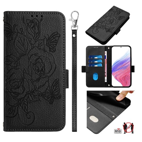 Pattern Leather Magnetic Flip Stand Wallet Case For Samsung Galaxy A56 A36 A26 - Picture 9 of 69