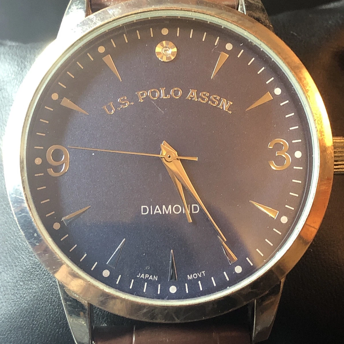 Uspa genuine cheap diamond watch
