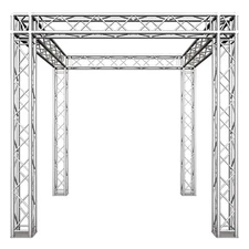 Global Truss 10'x10'x10' Trade Show Booth/Modular F34 Box Truss Exhibit System
