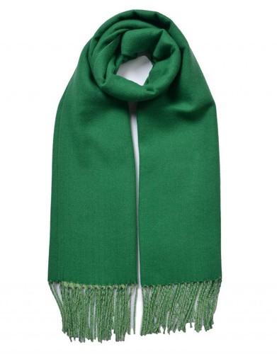 Women Ladies Winter Scarf Cashmere Bland Plain Printed Tassel Hem Pompom Scarf - Picture 29 of 275