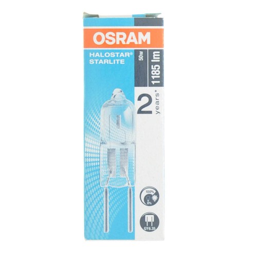 Osram Halostar Bi-Pin Halogen Light Bulb GY6.35 12V 50W - Picture 6 of 11