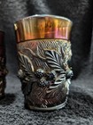Northwood Carnival Acorn Burrs 2 Tumblers in Amethyst c.1911 — photo 3