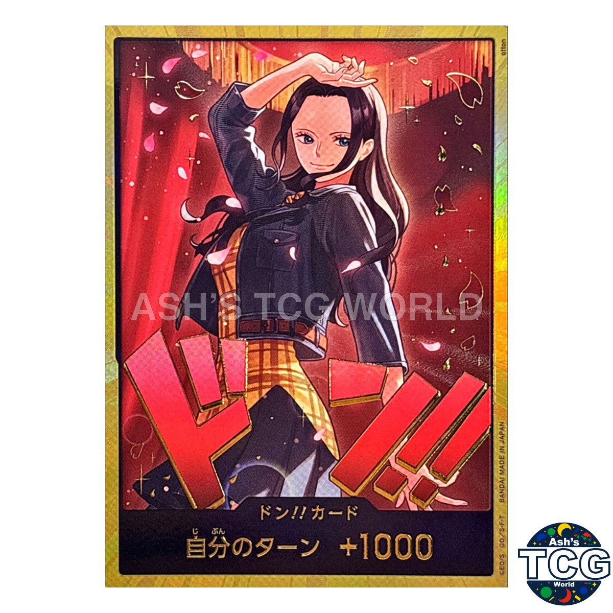 DON !! Card Gold Frame Nico RobinONE PIECE Heroines Edition ONE PIECE Japanese