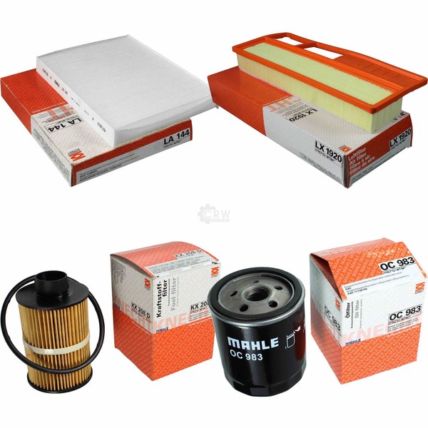 Mahle Kraftstofffilter KX 208D Innenraum LA 144 Luft LX 1920 ÖLfilter OC 983-image