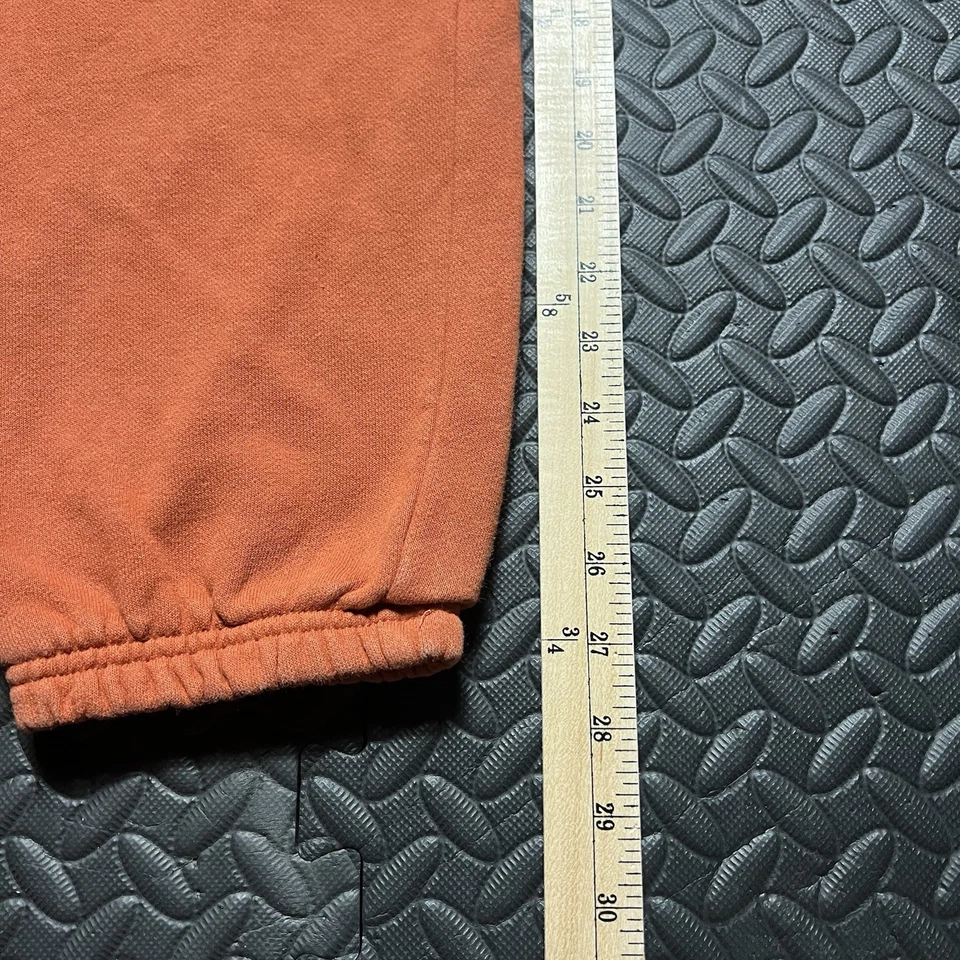 Pantalones deportivos Champion pequeños tejido inverso vintage lavado naranja azul deletreado Foto 4 de 4