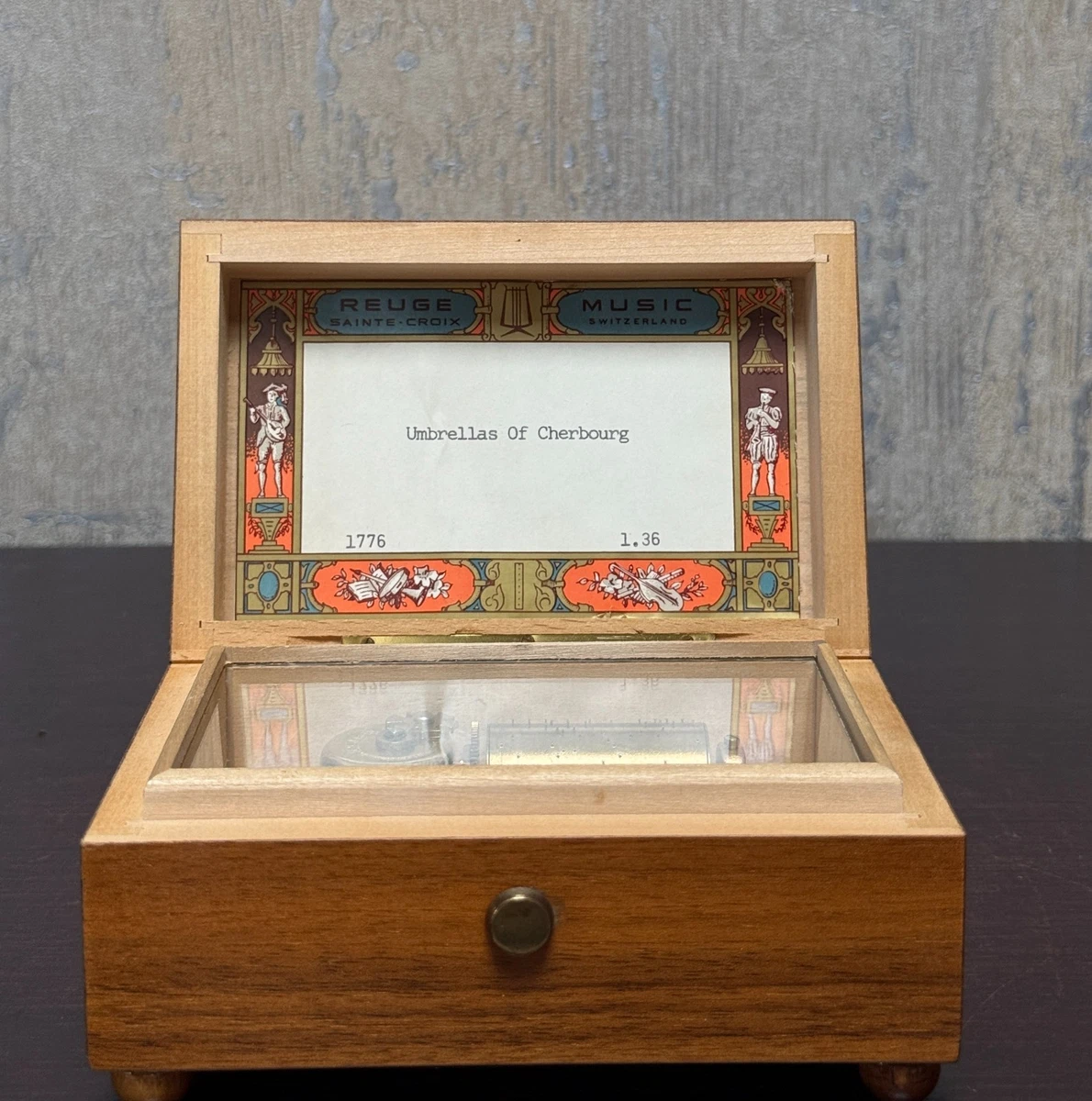 Reuge Sainte Croix In Collectible Music Boxes (1940-1970) for sale