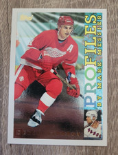 1995-96 Topps Hockey Mark Messier Profiles Sergei Fedorov Red Wings