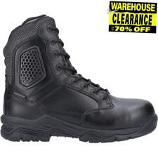 Image of Magnum Strike Force 8.0 Mens WATERPROOF Uniform Formal Ankle Boots Black