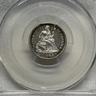 1885 Liberty Seated Dime Silver 10C Proof PR 63 PCGS Only 935 Minted