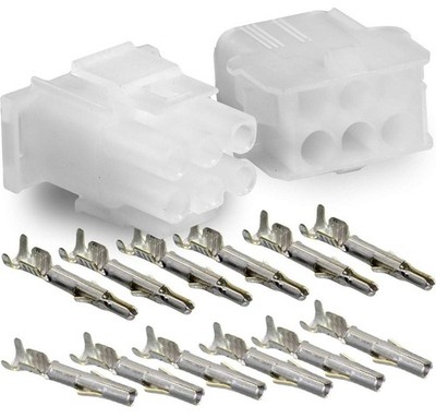 Molex -3 Complete Set - (6 Circuit) w/14-20 AWG, Wire Connector - 2.13mm D, L...