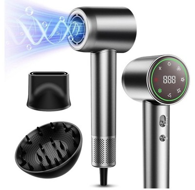 Professional High Speed Ionic Blow hair Dryer,5 Temps/3 Speeds Magnetic Diffuser