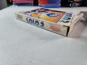 Adventures of Lolo 2 (Nintendo NES, 1990) w/ Box Cart