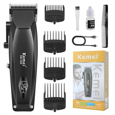 Cordless Hair Clipper Men Professional Hair Cutting Kit Rechargeable Trimmer