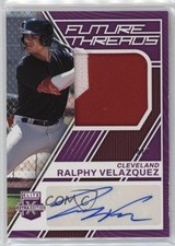 2023 Panini Elite Extra Edition Purple 4/7 Ralphy Velazquez #FTS-RV Auto 0wc9