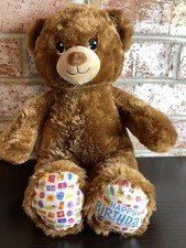 Build A Bear Happy Birthday Plush 15" Stuffed Animal Teddy Bear BAB