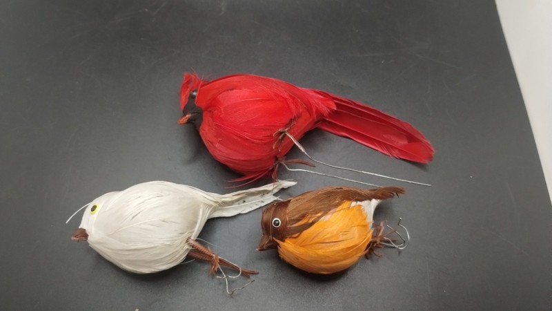 Vintage Bird Ornament Decorations