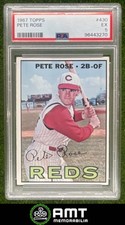Pete Rose PSA 5 1967 Topps Cincinnati Reds #430 3270