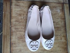 Tory Burch Minnie Traveler Ballet Flats Genuine Leather 5M