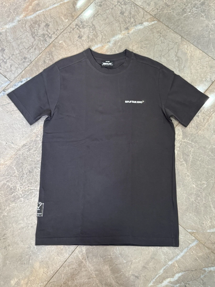 Replay M3099 T-Shirt Uomo | Maglietta Girocollo In Puro Cotone | Collezione Basics | Vestibilità Comoda