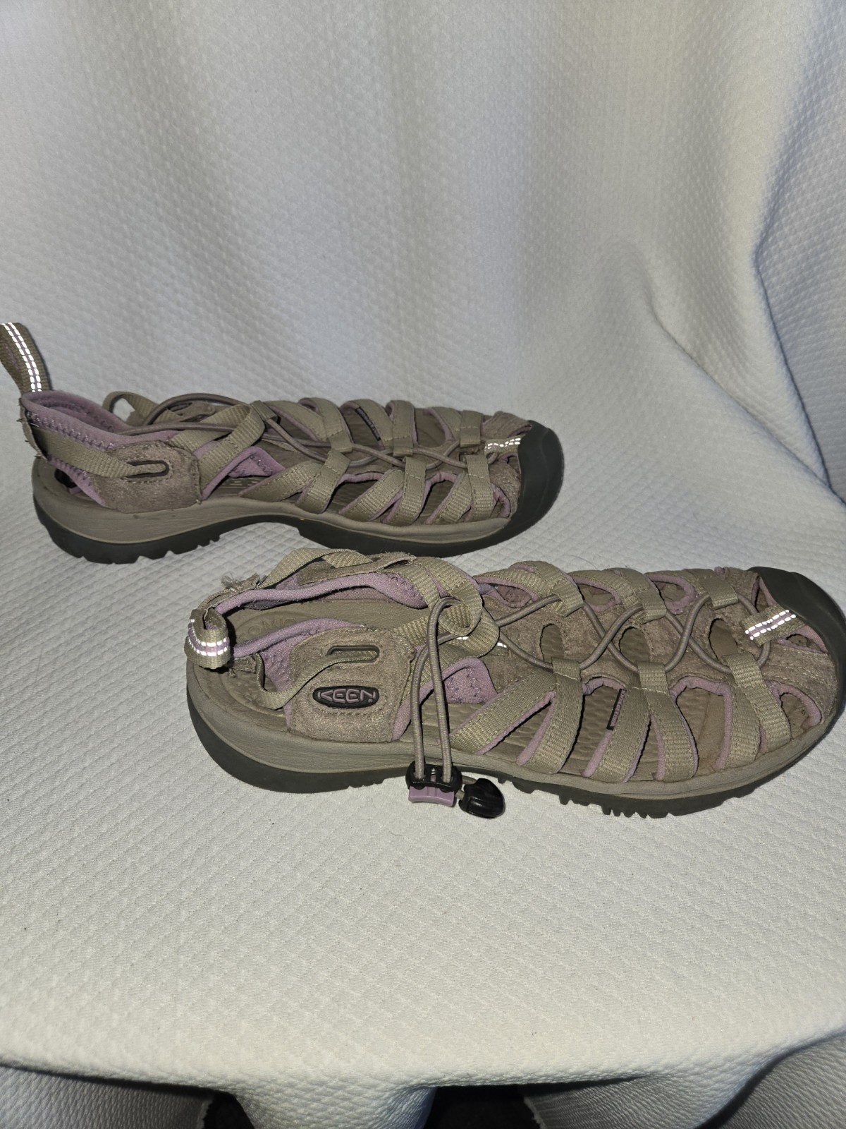 Sandali scarpe sportive outdoor KEEN donna taglia 8 marrone viola bungee