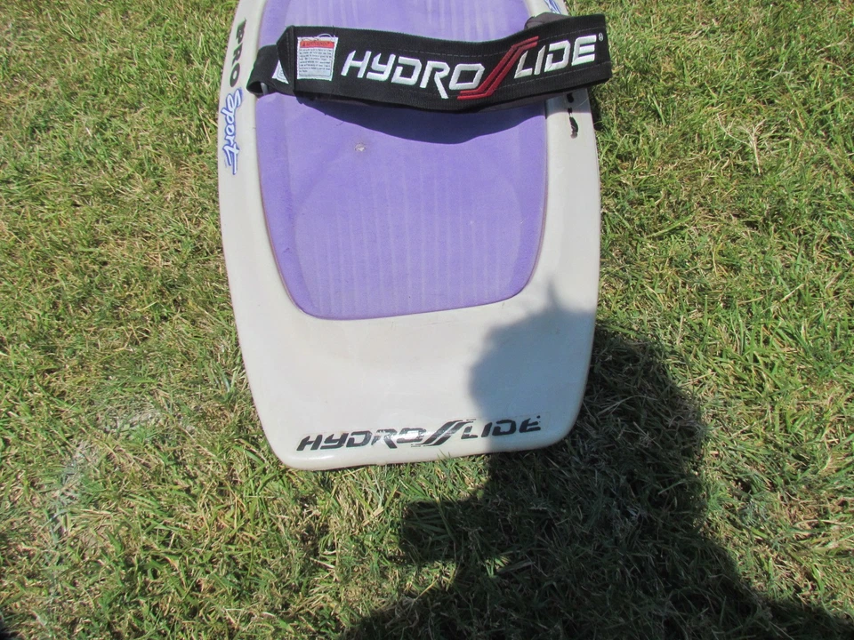 Vintage Hydroslide Pro Sport 53" Kneeboard with Strap White Good Shape Read - Image 2 of 4