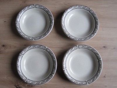 4 Goebel Ornament Oeslauer Manufaktur Suppenteller tiefe Teller W. Germany 