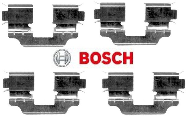 Bosch 1987474341 ZubehöRsatz FüR Scheibenbremsbelag ZubehöRsatz-image