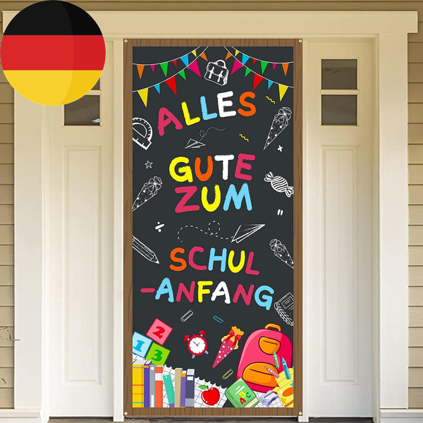 Howaf Alles Gute Zum Schulanfang Banner FüR Einschulung Deko, Stoff Einschulung-image