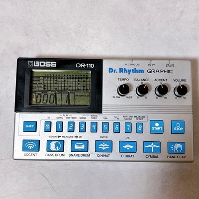 Boss DR-110 Dr. Rhythm Graphic Analog Drum Machine