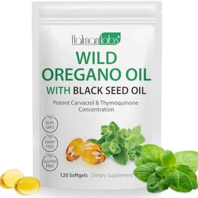 #ad Oil Of Oregano With Black Seed Oil 6000MG $11.99