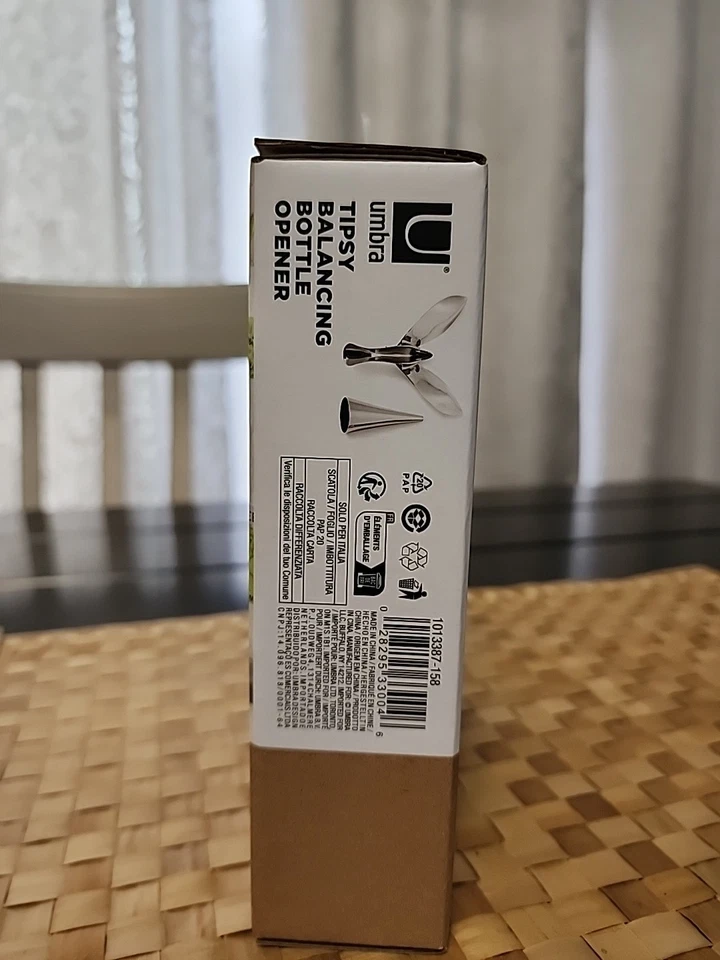 Umbra Lujo Pájaro Volador Escultural Bar Accesorio Consejosy Equilibrar Abridor de Botellas Foto 4 de 4