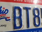 OHIO 1803 BICENTENNIAL 2003 License Plate  Expired--Birth of Aviation — photo 2