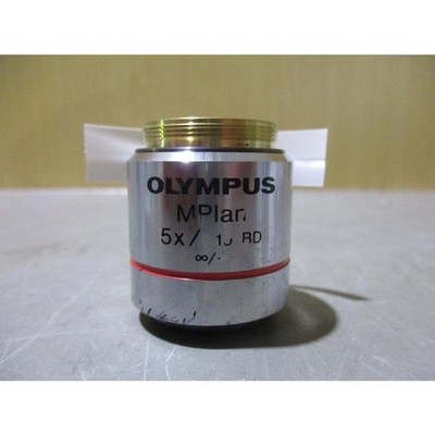 OLYMPUS Mplan5x / 0.10 BD Objective Lens Microscope Used From Japan M ...