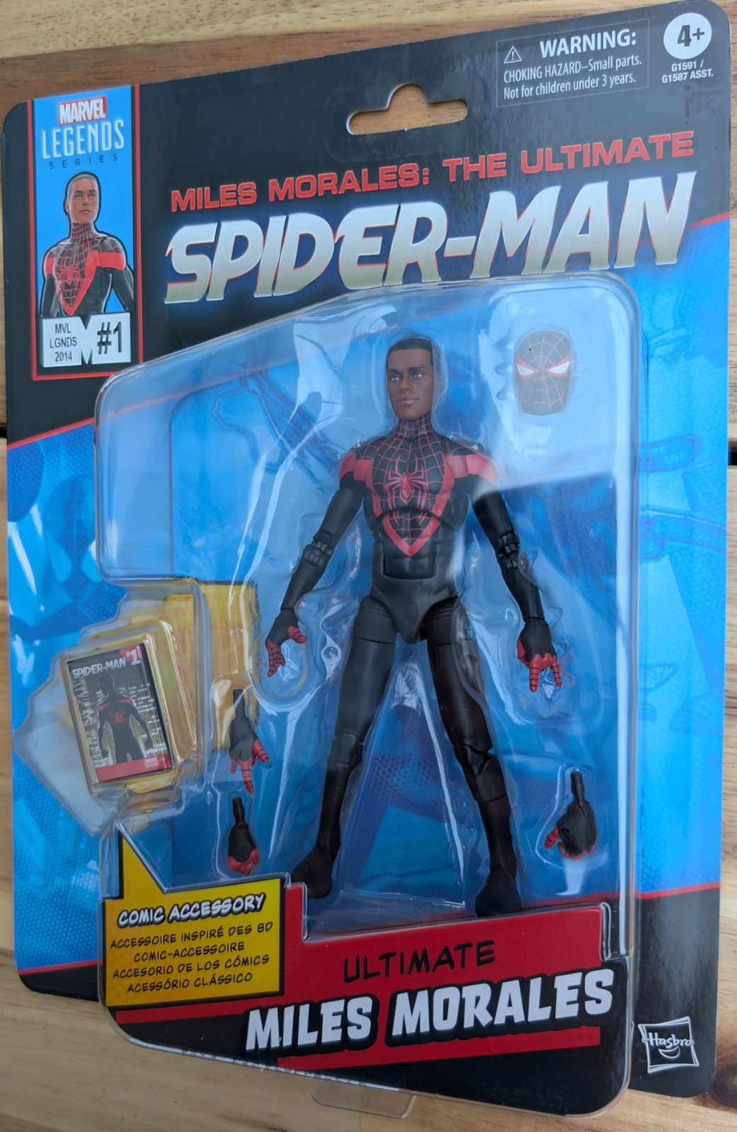Marvel Legends Comic Inspired Wave Ultimate Miles Morales Spider-Man Figure