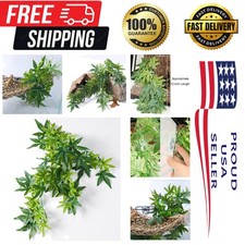 Decorative 12-Inch Silk Reptile Plant with Suction Cup - Safe  Easy to Install