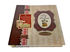 SEALED Seasons Scrapbook Recipe Keeper w/ Pre-Designed Pages Dividers Protectors