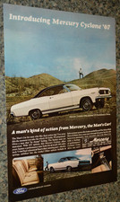 1967 Mercury Comet Cyclone Gt Original Advertisement Print Ad 67